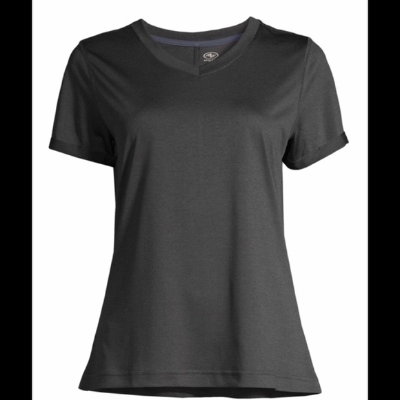 ♦️Athletic Works Green V-Neck Tee | Sz L/G (12-14) | NWT - Picture 8 of 12